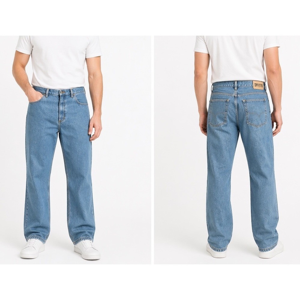 Duluth Trading Company Men's Sz 42x34 Denim Jeans Relaxed‎ fit